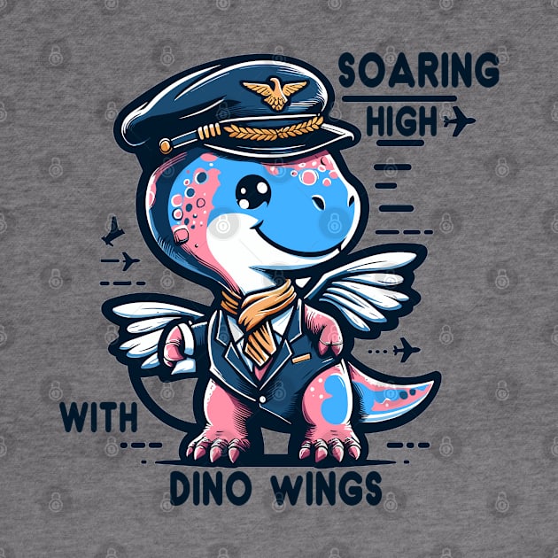 Pilot Dino Flight: Adventure in the Skies by WEARWORLD